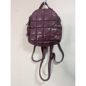 Harbour 2nd Mini Backpack Purple Quilted Leather  Shoulder Bag Crossbody Purse